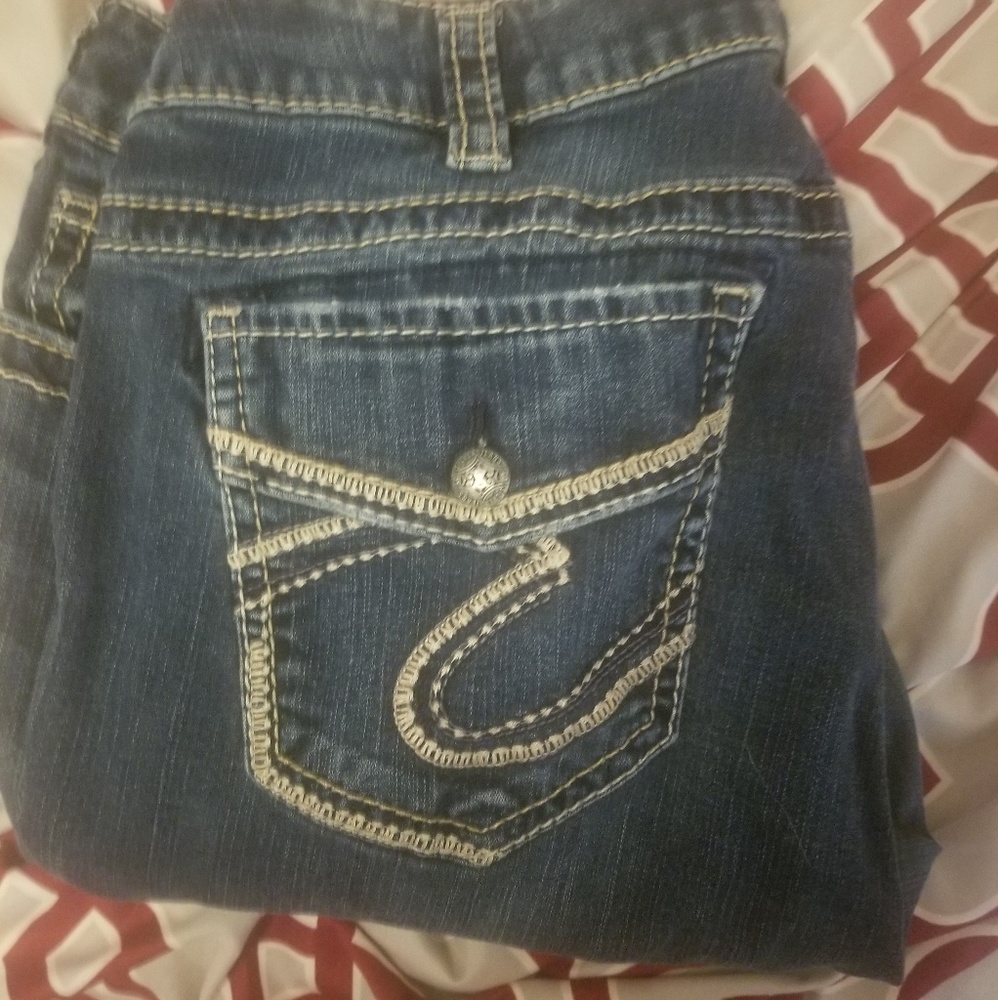 Silver jeans
